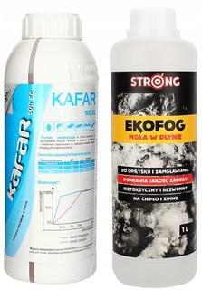 Repelent proti hmyzu - Tekutina proti švábom, kliešťom, komárom, mravcom, muchám, plošticám Asplant 1 kg 1000 ml + Tekutina proti kliešťom, komárom Strong 1,2 kg